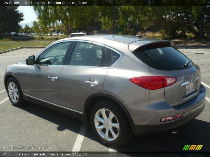 Platinum Graphite / Stone 2010 Infiniti EX 35 Journey