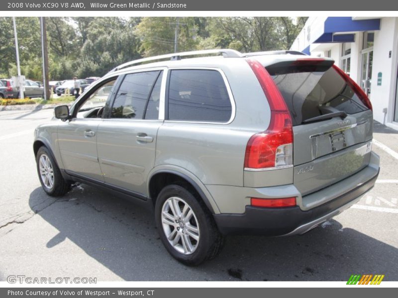 Willow Green Metallic / Sandstone 2008 Volvo XC90 V8 AWD