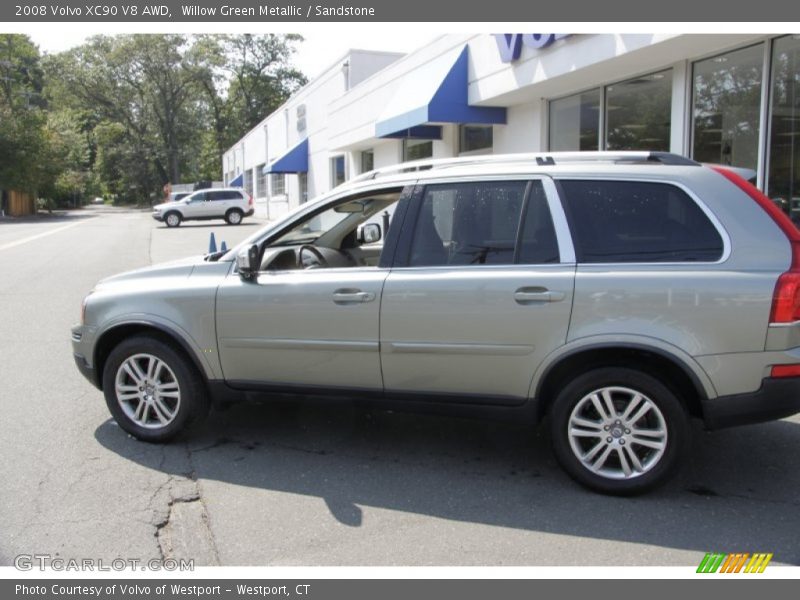 Willow Green Metallic / Sandstone 2008 Volvo XC90 V8 AWD