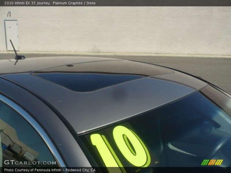 Platinum Graphite / Stone 2010 Infiniti EX 35 Journey