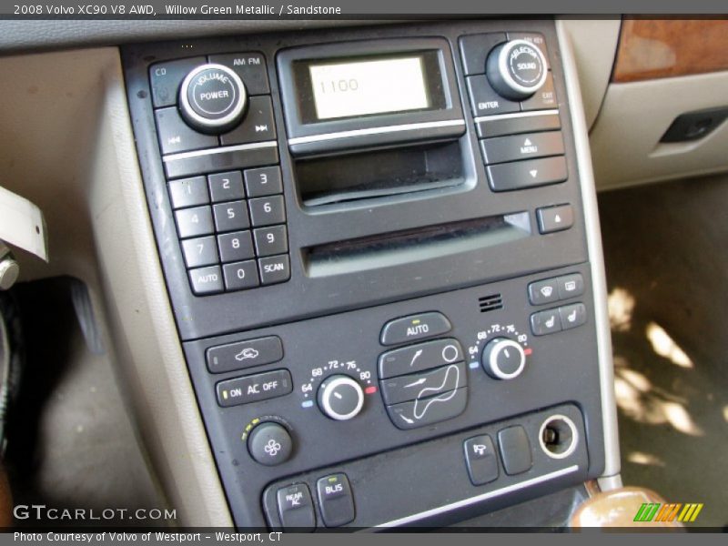 Willow Green Metallic / Sandstone 2008 Volvo XC90 V8 AWD