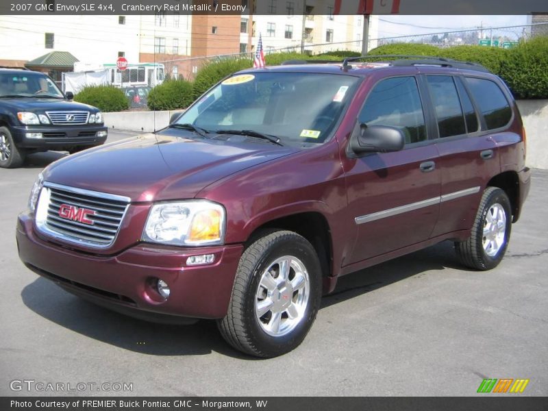 Cranberry Red Metallic / Ebony 2007 GMC Envoy SLE 4x4