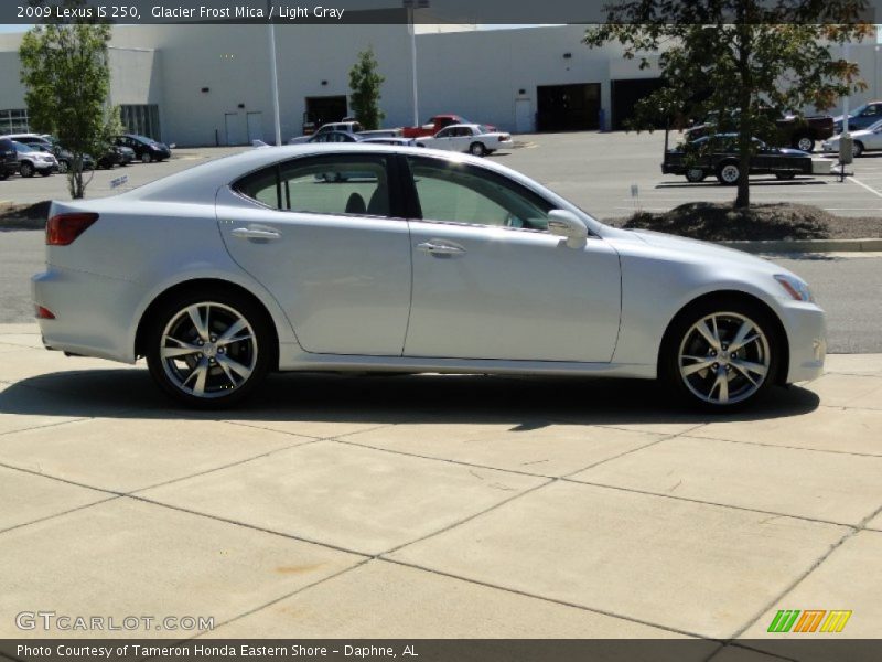 Glacier Frost Mica / Light Gray 2009 Lexus IS 250