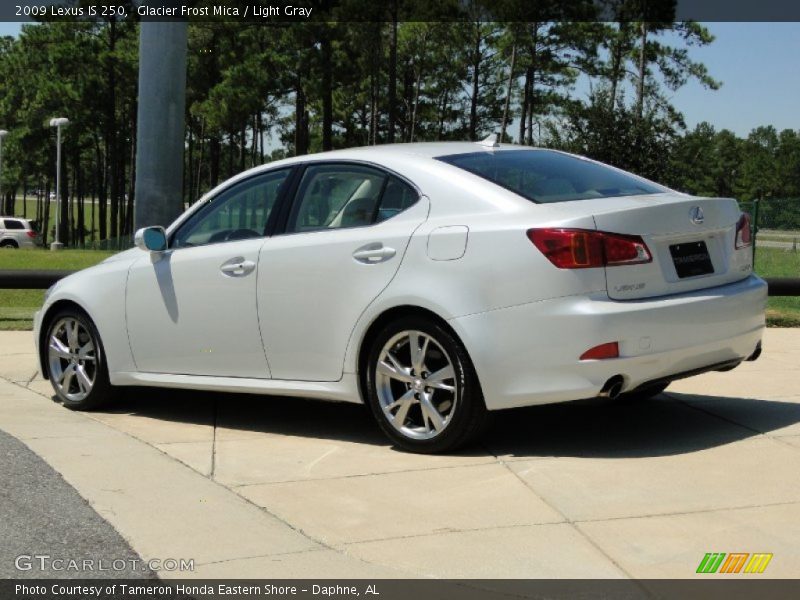 Glacier Frost Mica / Light Gray 2009 Lexus IS 250
