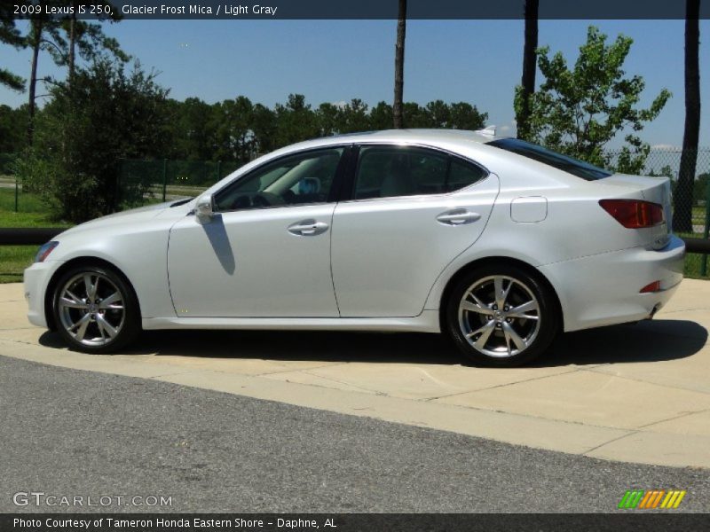 Glacier Frost Mica / Light Gray 2009 Lexus IS 250