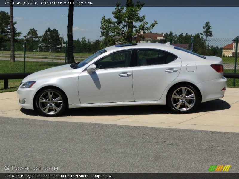 Glacier Frost Mica / Light Gray 2009 Lexus IS 250