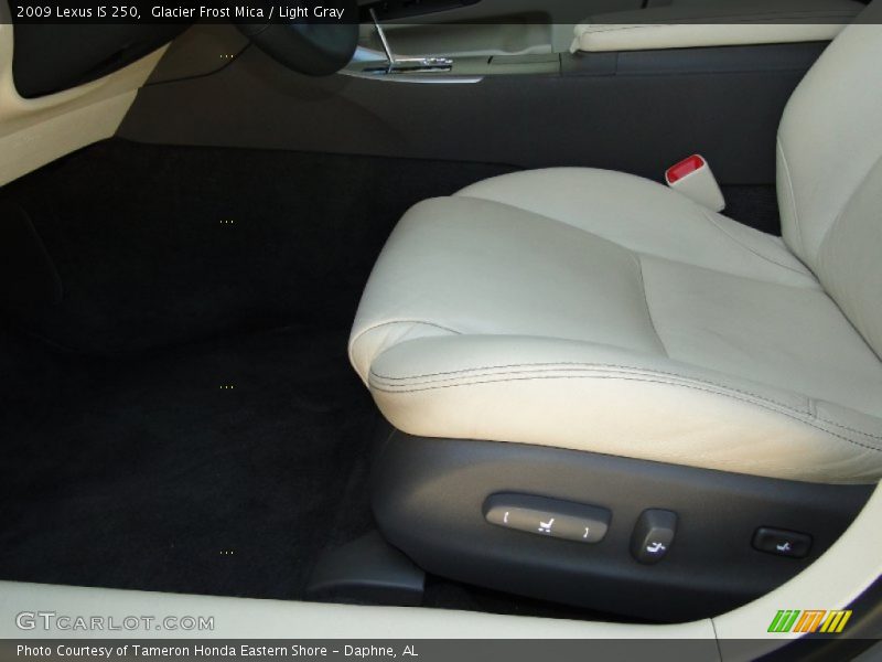 Glacier Frost Mica / Light Gray 2009 Lexus IS 250