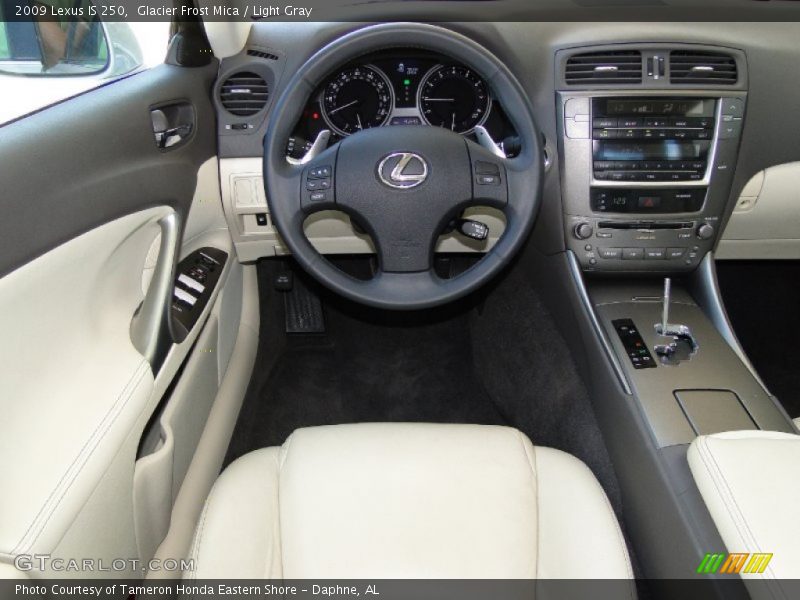 Glacier Frost Mica / Light Gray 2009 Lexus IS 250