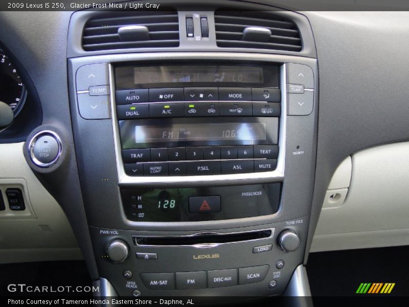 Glacier Frost Mica / Light Gray 2009 Lexus IS 250