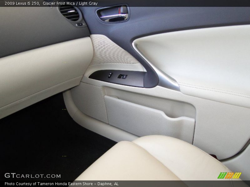 Glacier Frost Mica / Light Gray 2009 Lexus IS 250