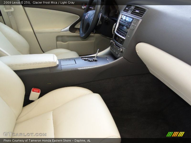 Glacier Frost Mica / Light Gray 2009 Lexus IS 250