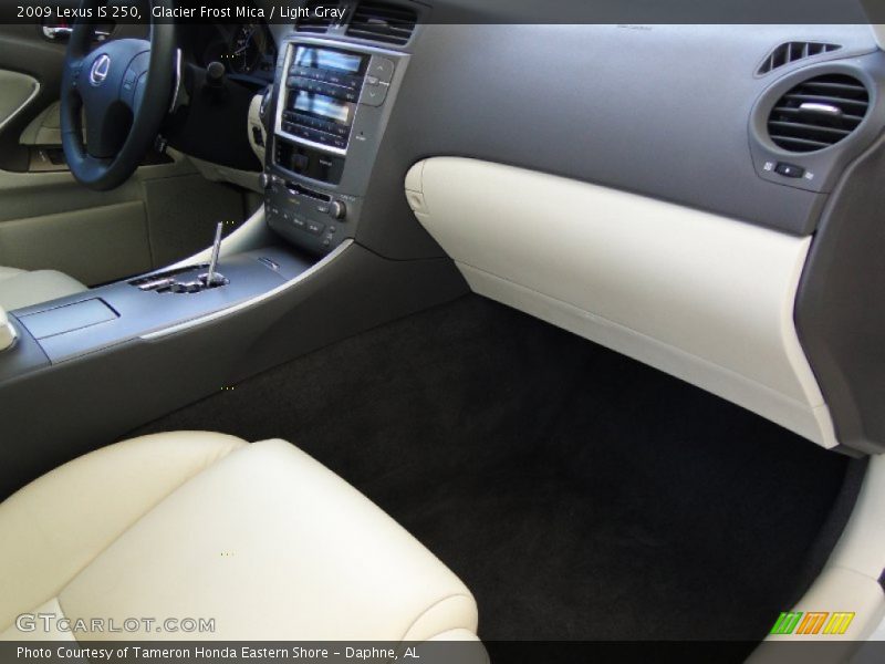 Glacier Frost Mica / Light Gray 2009 Lexus IS 250