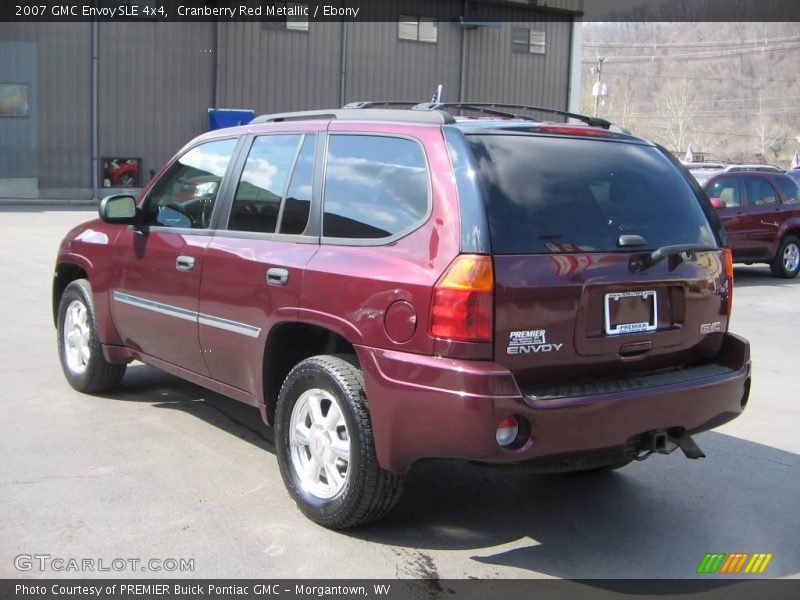 Cranberry Red Metallic / Ebony 2007 GMC Envoy SLE 4x4