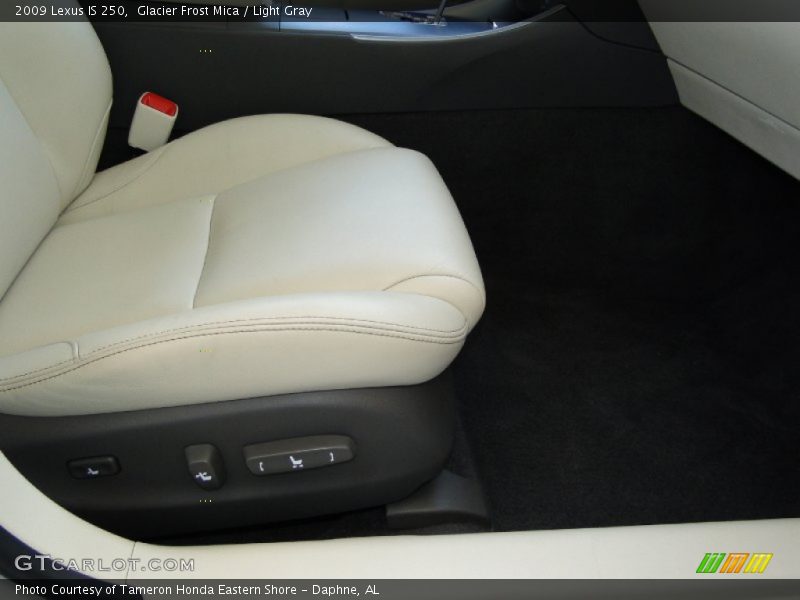 Glacier Frost Mica / Light Gray 2009 Lexus IS 250