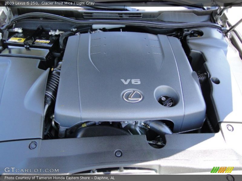 Glacier Frost Mica / Light Gray 2009 Lexus IS 250