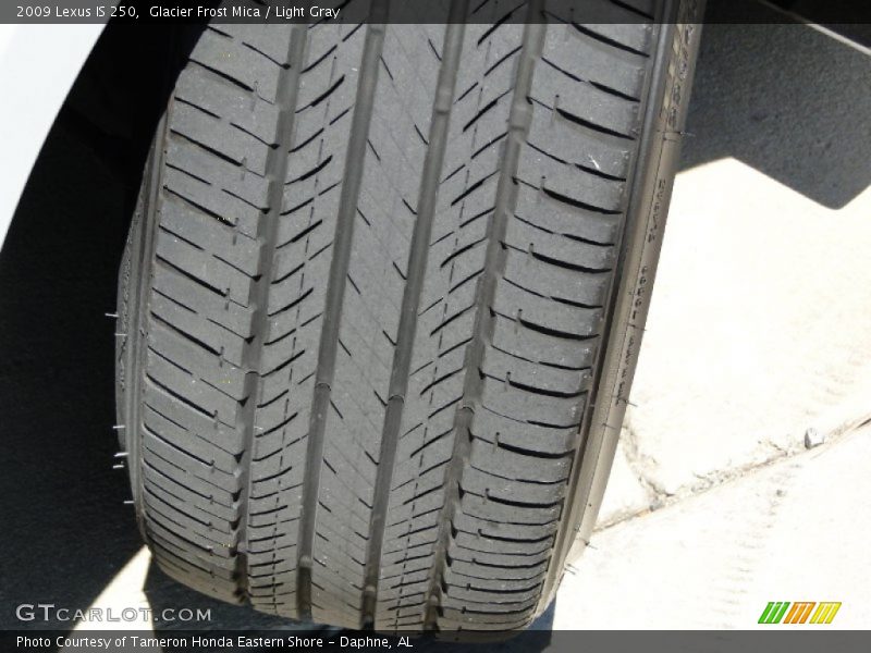 Glacier Frost Mica / Light Gray 2009 Lexus IS 250