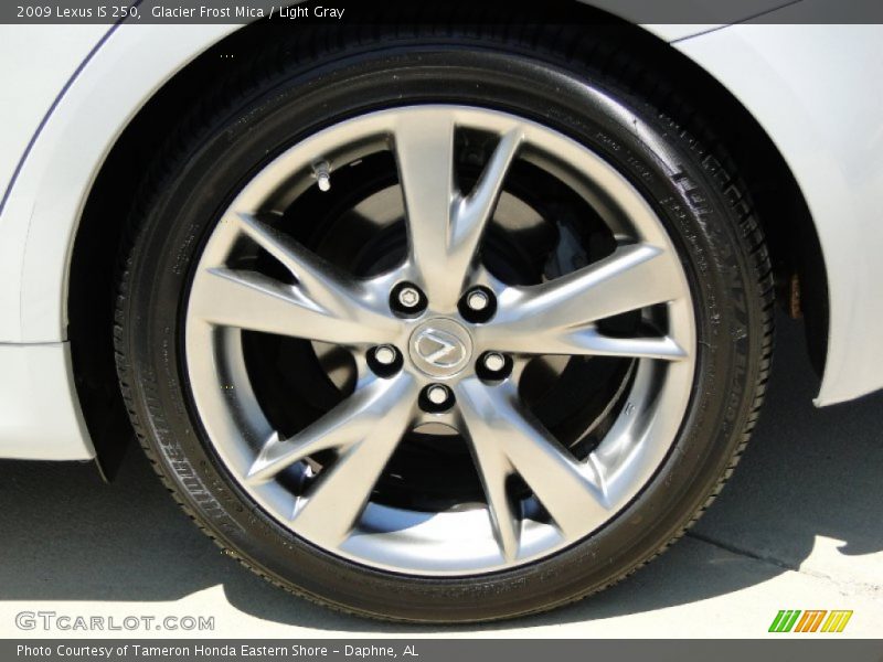 Glacier Frost Mica / Light Gray 2009 Lexus IS 250
