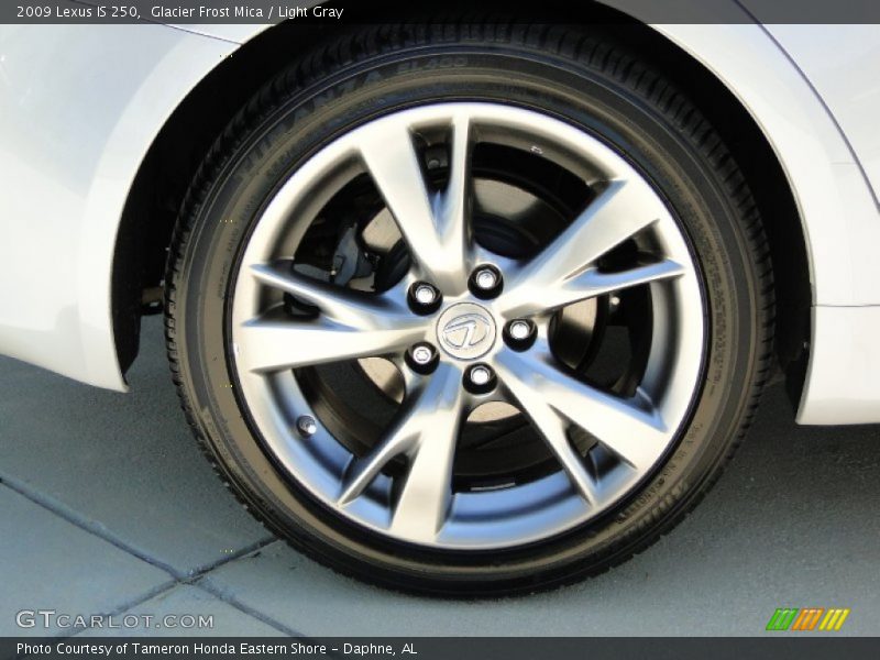 Glacier Frost Mica / Light Gray 2009 Lexus IS 250
