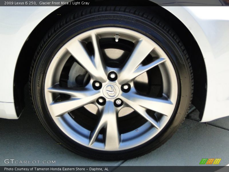 Glacier Frost Mica / Light Gray 2009 Lexus IS 250
