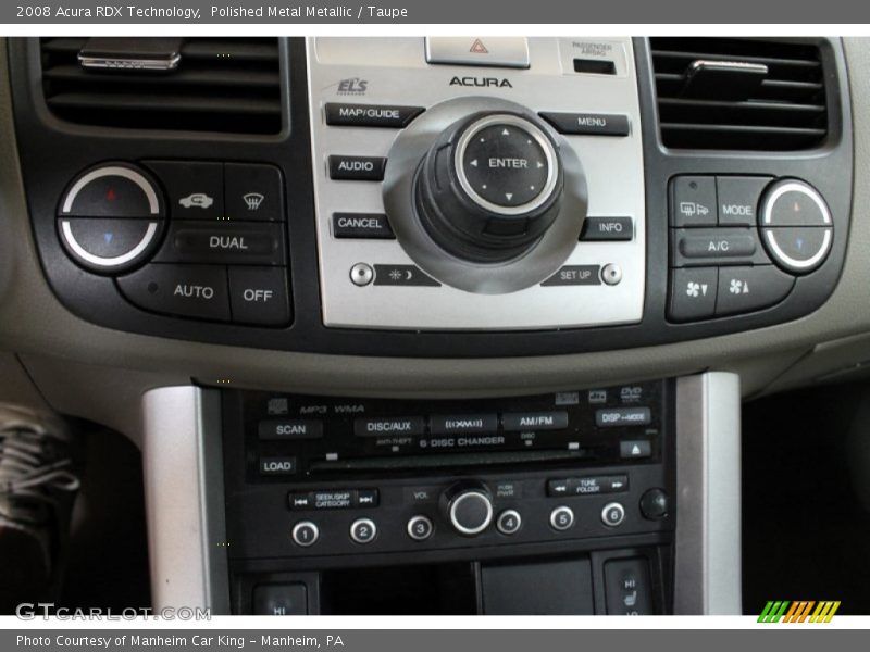 Polished Metal Metallic / Taupe 2008 Acura RDX Technology