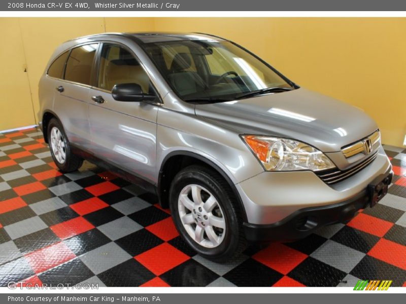 Whistler Silver Metallic / Gray 2008 Honda CR-V EX 4WD