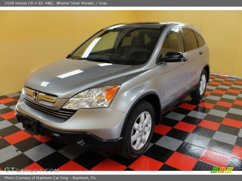 Whistler Silver Metallic / Gray 2008 Honda CR-V EX 4WD