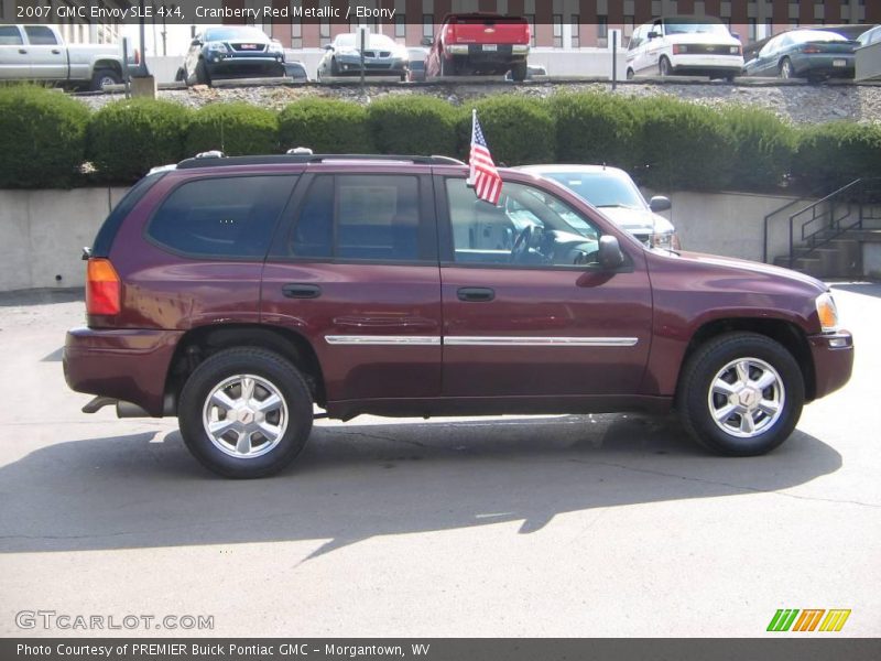 Cranberry Red Metallic / Ebony 2007 GMC Envoy SLE 4x4
