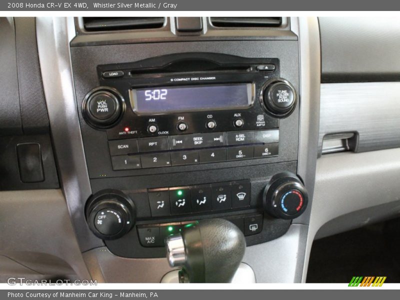 Whistler Silver Metallic / Gray 2008 Honda CR-V EX 4WD