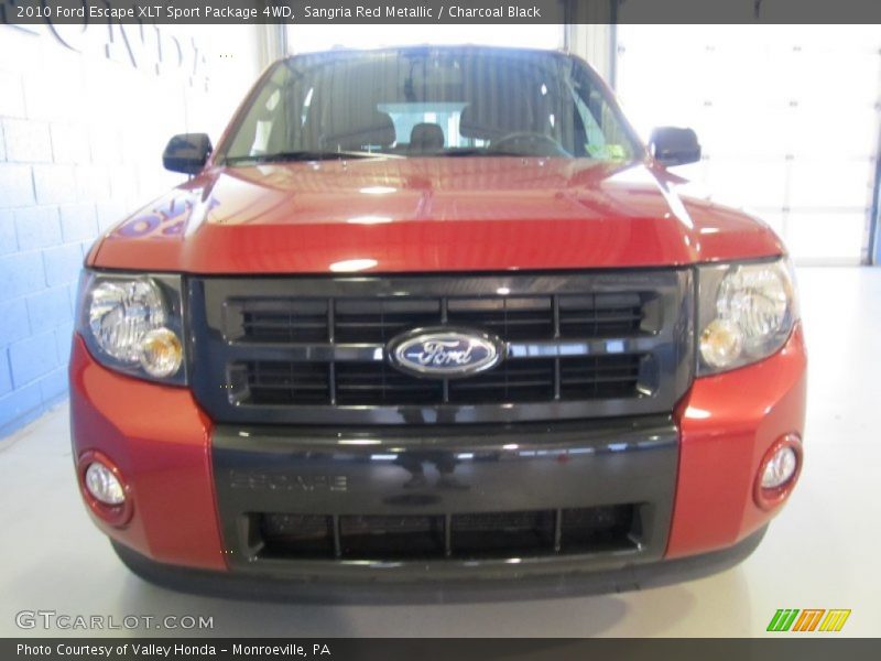 Sangria Red Metallic / Charcoal Black 2010 Ford Escape XLT Sport Package 4WD