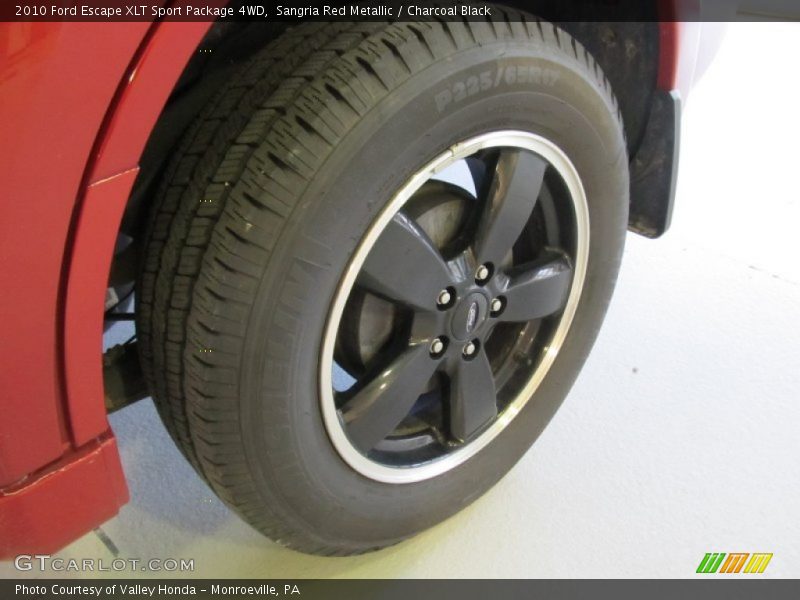 Sangria Red Metallic / Charcoal Black 2010 Ford Escape XLT Sport Package 4WD