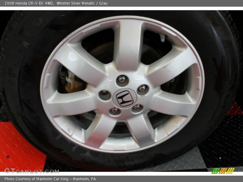 Whistler Silver Metallic / Gray 2008 Honda CR-V EX 4WD