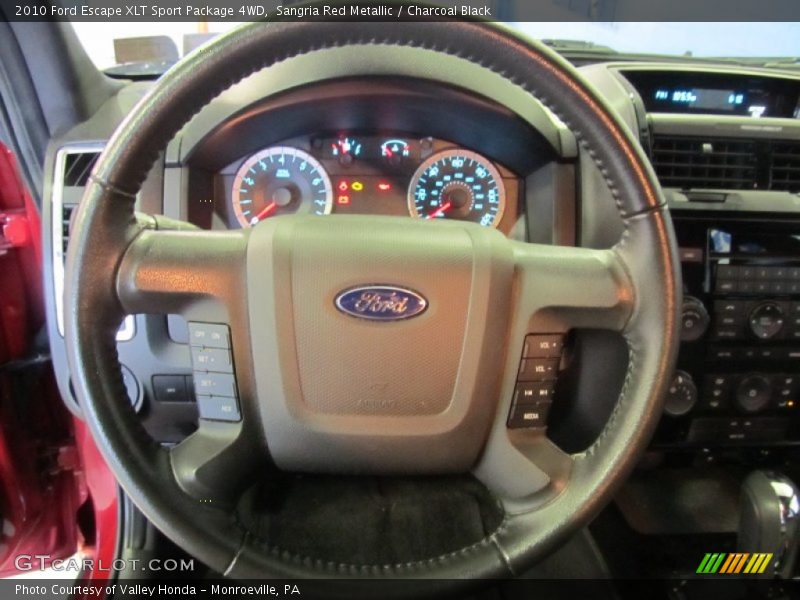 Sangria Red Metallic / Charcoal Black 2010 Ford Escape XLT Sport Package 4WD