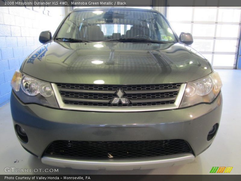 Manitoba Green Metallic / Black 2008 Mitsubishi Outlander XLS 4WD