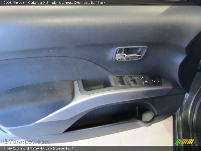 Manitoba Green Metallic / Black 2008 Mitsubishi Outlander XLS 4WD