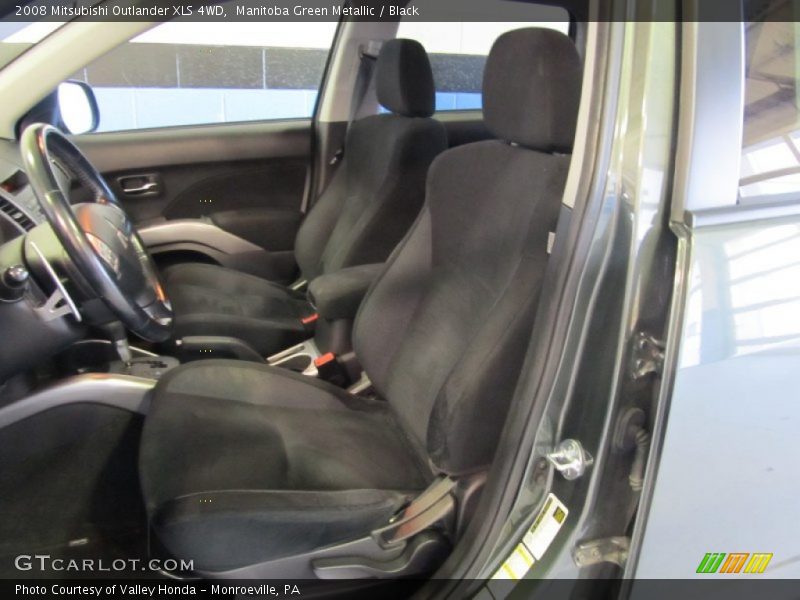 Manitoba Green Metallic / Black 2008 Mitsubishi Outlander XLS 4WD