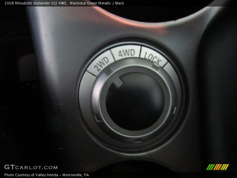 Manitoba Green Metallic / Black 2008 Mitsubishi Outlander XLS 4WD