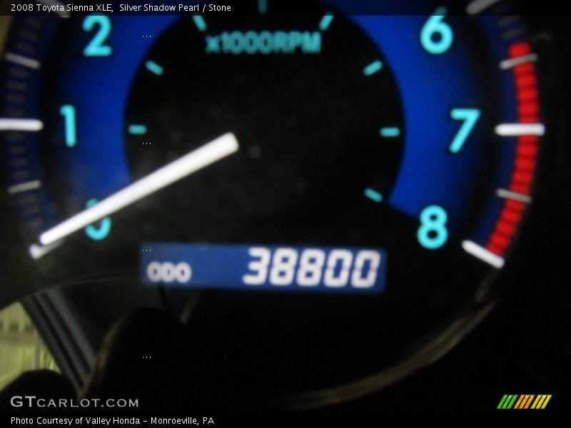 Silver Shadow Pearl / Stone 2008 Toyota Sienna XLE