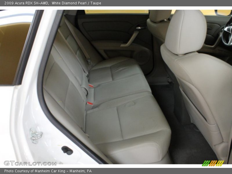 White Diamond Pearl / Taupe 2009 Acura RDX SH-AWD