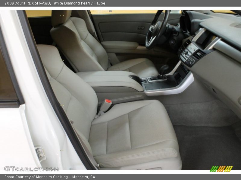 White Diamond Pearl / Taupe 2009 Acura RDX SH-AWD