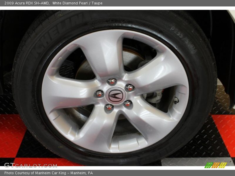 White Diamond Pearl / Taupe 2009 Acura RDX SH-AWD