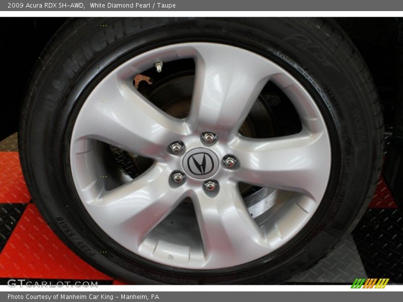 White Diamond Pearl / Taupe 2009 Acura RDX SH-AWD