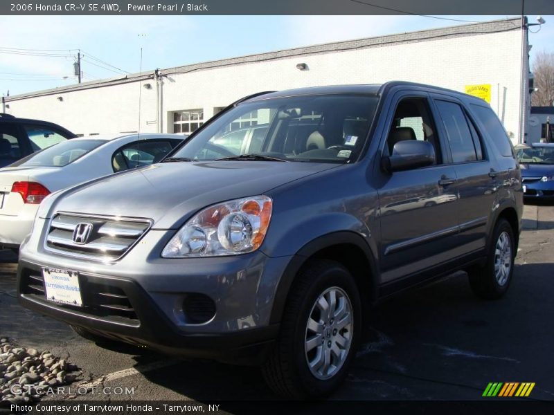 Pewter Pearl / Black 2006 Honda CR-V SE 4WD