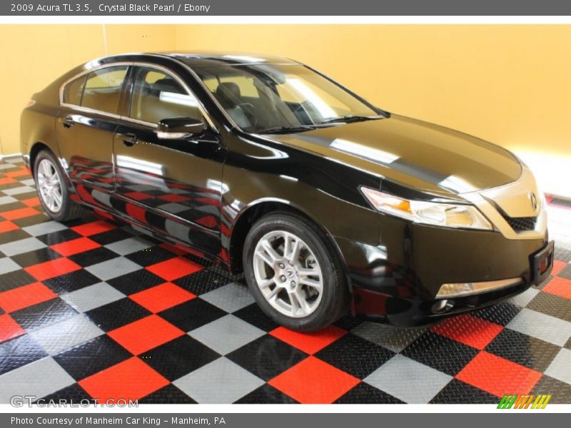 Crystal Black Pearl / Ebony 2009 Acura TL 3.5