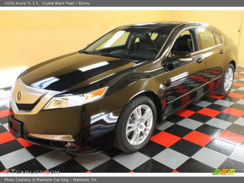Crystal Black Pearl / Ebony 2009 Acura TL 3.5