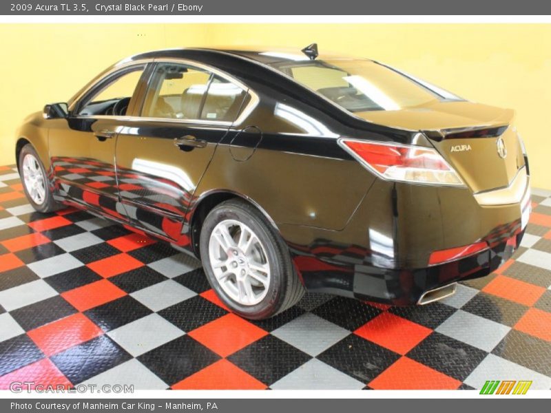 Crystal Black Pearl / Ebony 2009 Acura TL 3.5