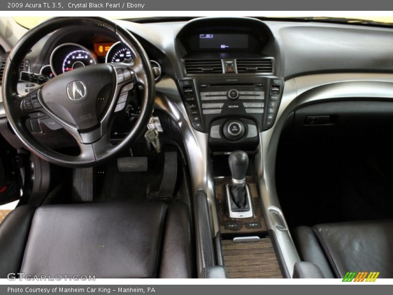 Crystal Black Pearl / Ebony 2009 Acura TL 3.5