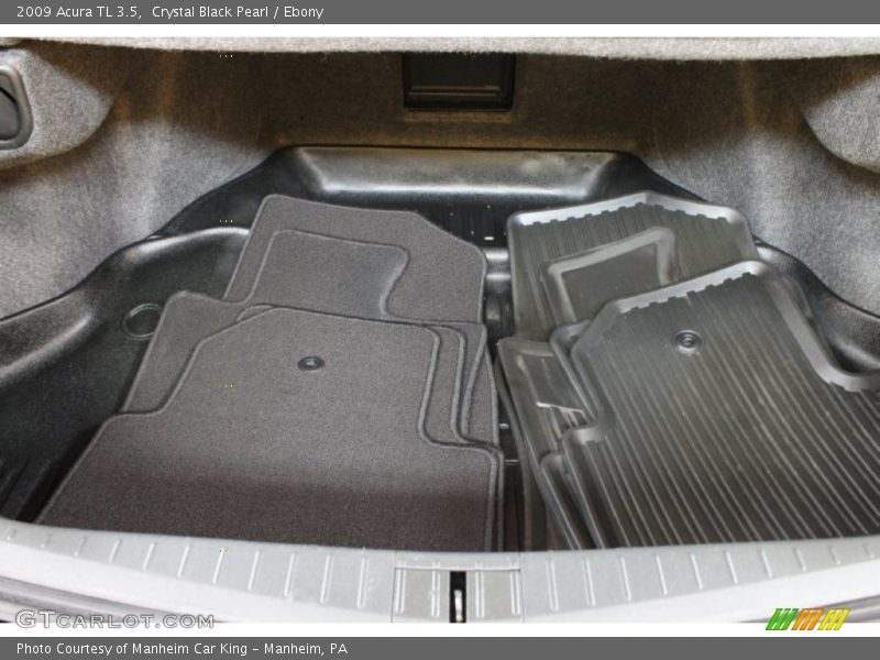Crystal Black Pearl / Ebony 2009 Acura TL 3.5