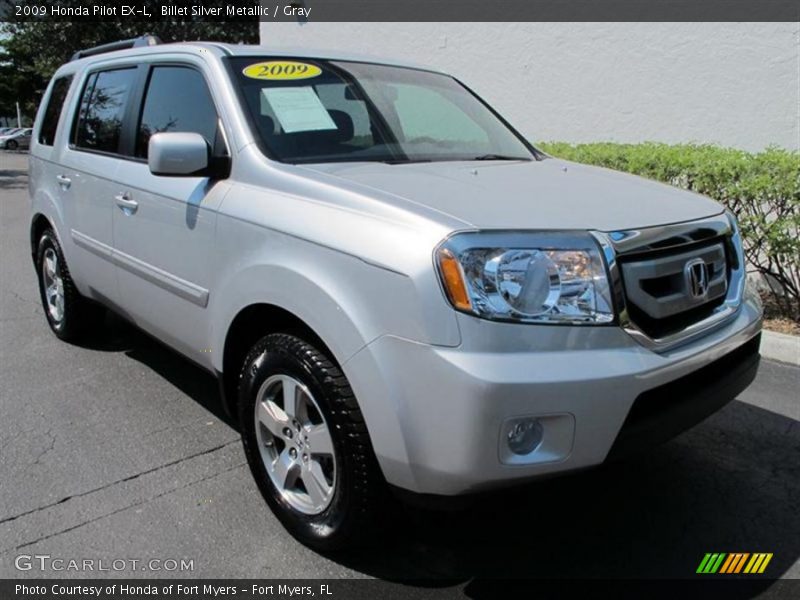 Billet Silver Metallic / Gray 2009 Honda Pilot EX-L