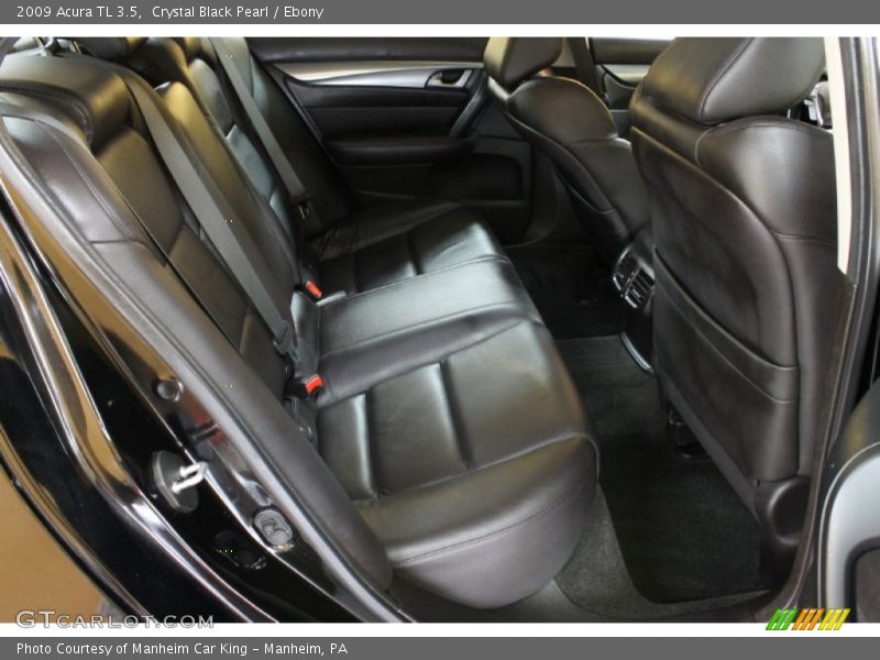 Crystal Black Pearl / Ebony 2009 Acura TL 3.5
