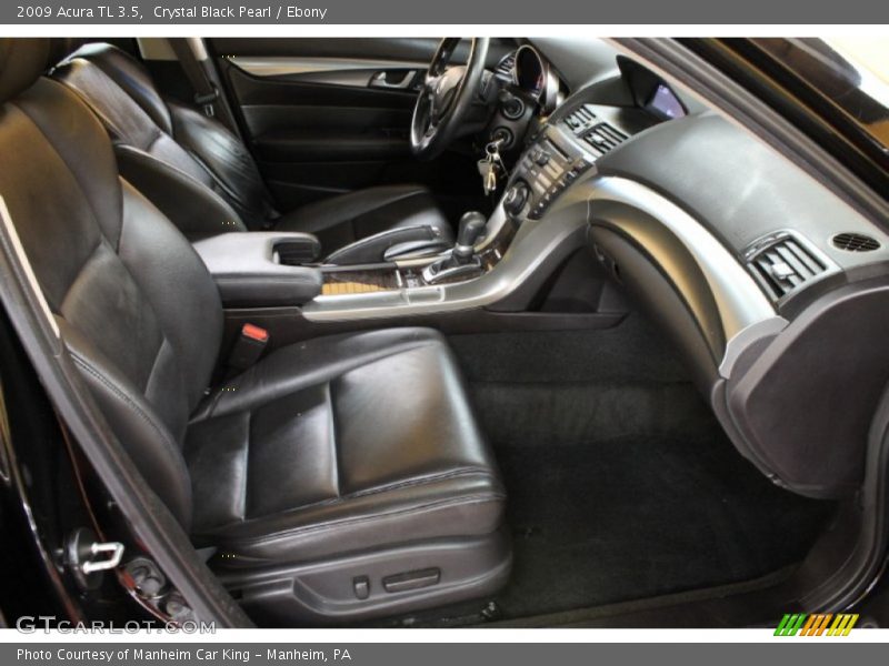 Crystal Black Pearl / Ebony 2009 Acura TL 3.5